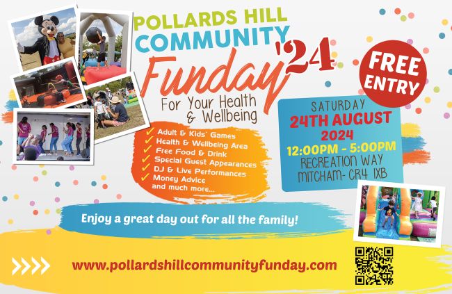 Pollards Hill Community Funday Digital Flyer