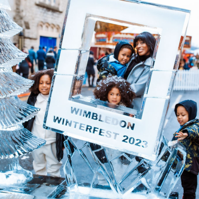 A family at last year's Winterfest